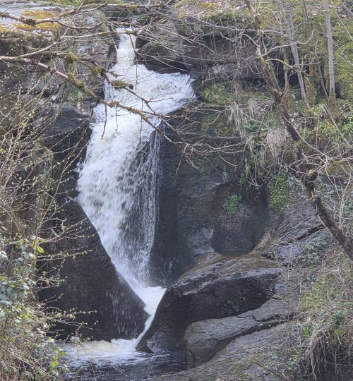 waterfall in rocks again